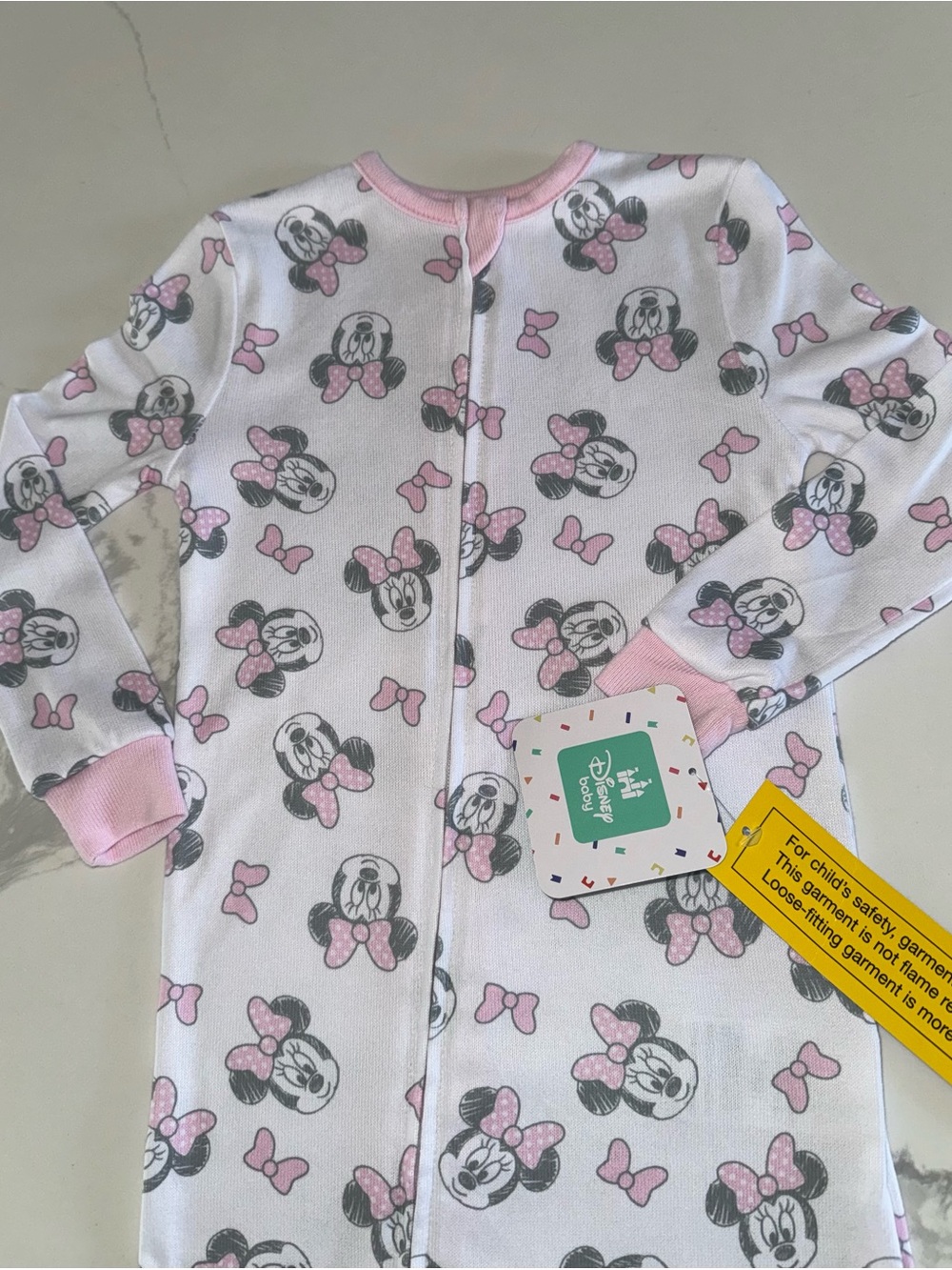 Disney Baby Minnie Mouse Footed One Piece 24M